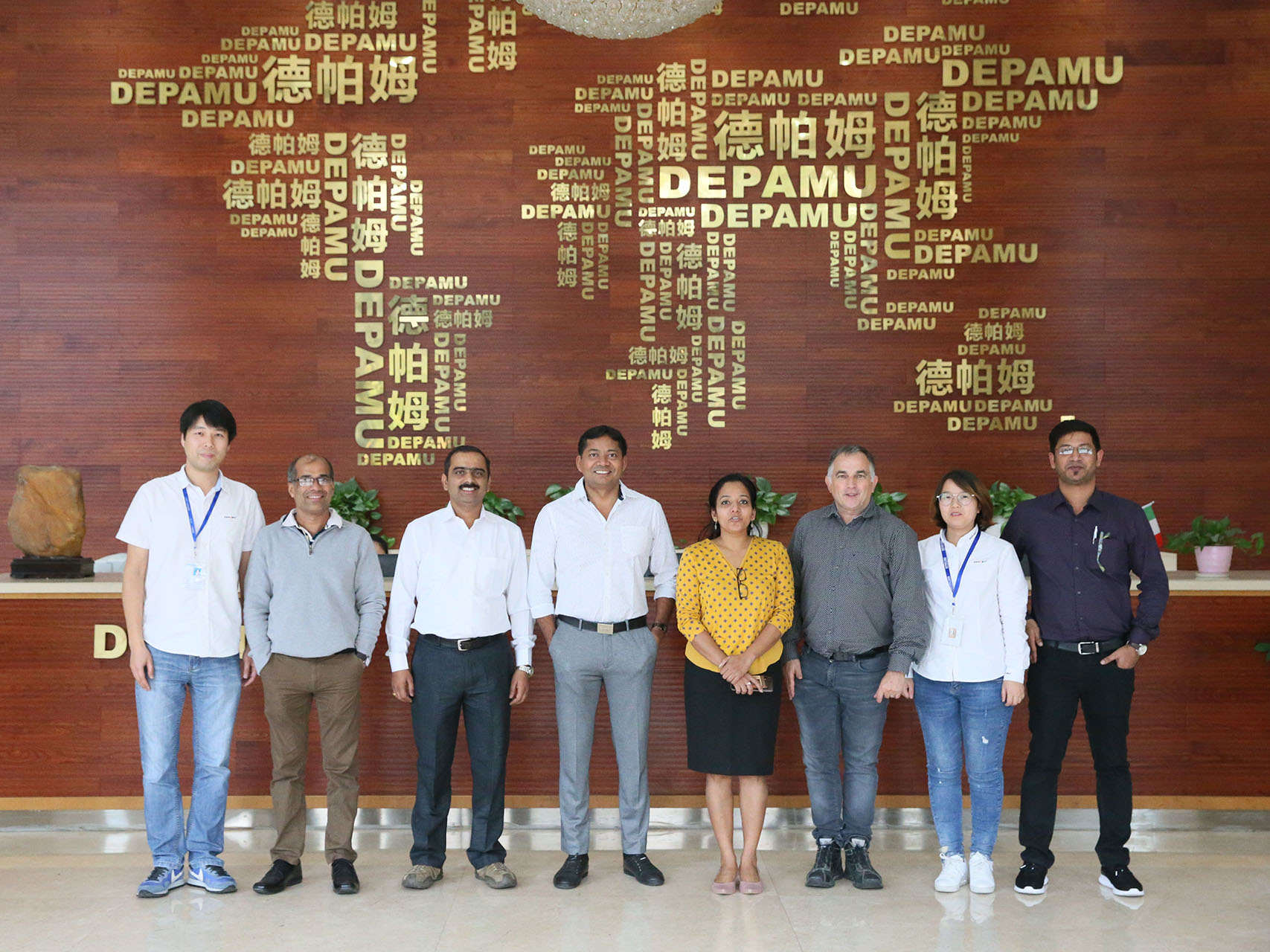 金秋十月，有朋自印度來--印度項目業(yè)主前來德帕姆考察驗貨